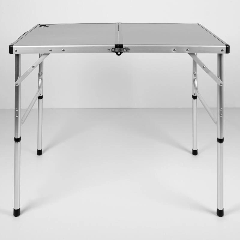 AKTIVE - Table De Camping Pliante, Réglable En 2 Hauteurs, 90x60x40/70 Cm, Gris 4 AKTIVE - Table De Camping Pliante, Réglable En 2 Hauteurs, 90x60x40/70 Cm, Gris – Image 2