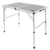 AKTIVE - Table De Camping Pliante, Réglable En 2 Hauteurs, 90x60x40/70 Cm, Gris 1 AKTIVE - Table De Camping Pliante, Réglable En 2 Hauteurs, 90x60x40/70 Cm, Gris -Regatta FR aktive table de camping pliante reglable en 2 hauteurs 90x60x4070 cm gris