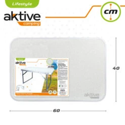 AKTIVE - Table Pliante . Table Basse Blanche En Aluminium - 40x60x40 Cm -Regatta FR aktive table pliante table basse blanche en aluminium 40x60x40 cm 4