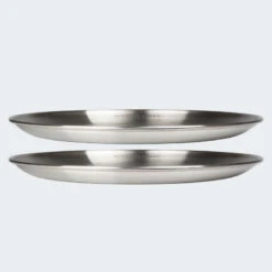 Assiette Plate De Camping | Diamètre Env. 23 Cm | Acier Inox | 2 Assiettes -Regatta FR assiette plate de camping diametre env 23 cm acier inox 2 assiettes 6