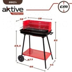 Barbecue Portable Au Charbon De Bois Pour 4 Niveaux Aktive -Regatta FR barbecue portable au charbon de bois pour 4 niveaux aktive 5