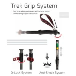 Exel Bâtons De Randonnée GIANT CARBON 100 Anti Choc -Regatta FR batons de randonnee giant carbon 100 anti choc 4