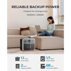 Regatta FR -Regatta FR bluetti ac200p generateur solaire 2000wh2000w pour camping car maison 1