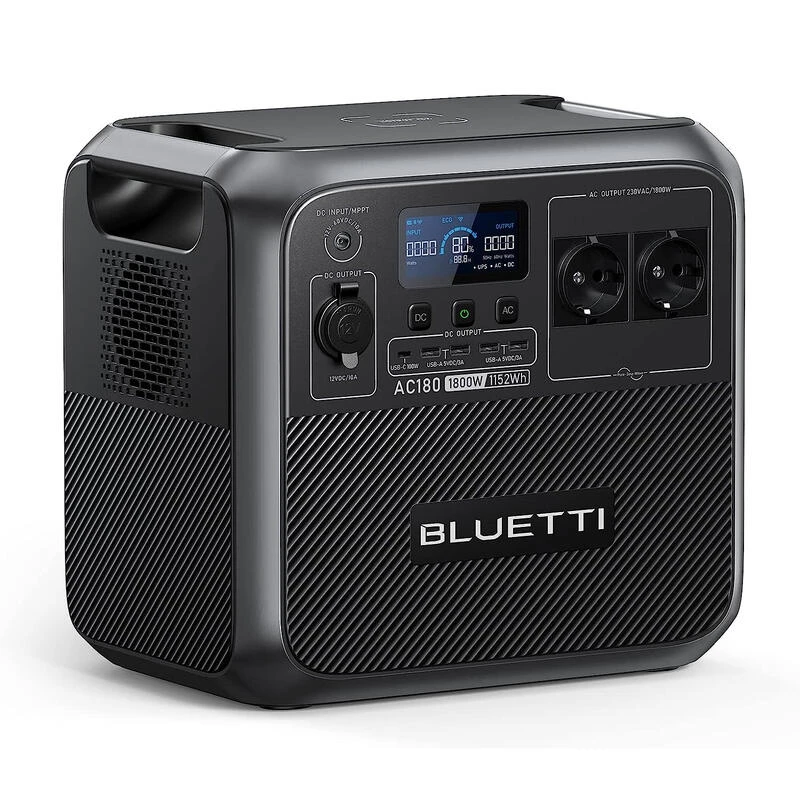 BLUETTI Générateur Électrique Portable AC180 1152Wh Batterie LiFePO4 Pour Voyage 3 BLUETTI Générateur Électrique Portable AC180 1152Wh Batterie LiFePO4 Pour Voyage