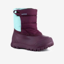 WEDZE Bottes De Neige Bébé, Après Ski Bébé WARM Violettes Et Turquoises