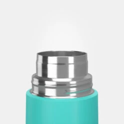 Quechua Bouteille Isotherme Inox 0,4L Avec Gobelet Pour La Randonnée - Turquoise -Regatta FR bouteille isotherme inox 04l avec gobelet pour la randonnee turquoise 5