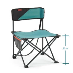 Quechua CHAISE BASSE PLIANTE DE CAMPING MH100 Bleue -Regatta FR chaise basse pliante de camping mh100 bleue 3
