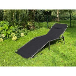 Chaise Longue Torget - Transat - Bain De Soleil 190x60x30 Cm - 150 Kg - Pliable -Regatta FR chaise longue torget transat bain de soleil 190x60x30 cm 150 kg pliable 4