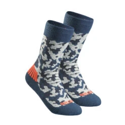 Quechua Chaussettes Chaudes De Randonnée - SH100 MID - Enfant X2 Paires -Regatta FR chaussettes chaudes de randonnee sh100 mid enfant x2 paires 1