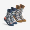 Quechua Chaussettes Chaudes De Randonnée - SH100 MID - Enfant X2 Paires -Regatta FR chaussettes chaudes de randonnee sh100 mid enfant x2 paires