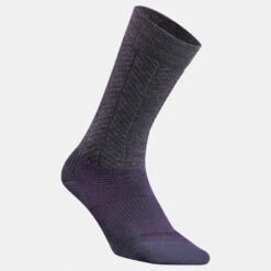 Quechua Chaussettes Chaudes De Randonnée - SH500 MID - X2 Paires -Regatta FR chaussettes chaudes de randonnee sh500 mid x2 paires 2