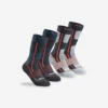 Quechua Chaussettes Chaudes De Randonnée - SH500 MOUNTAIN MID - Enfant X2 Paires -Regatta FR chaussettes chaudes de randonnee sh500 mountain mid enfant x2 paires