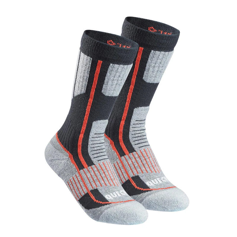 Quechua Chaussettes Chaudes De Randonnée - SH500 MOUNTAIN MID - Enfant X2 Paires 5 Quechua Chaussettes Chaudes De Randonnée - SH500 MOUNTAIN MID - Enfant X2 Paires – Image 3
