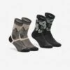 Quechua Chaussettes Randonnée - Hike 500 High Trendy Mountain & Kamo X2 Paires -Regatta FR chaussettes randonnee hike 500 high trendy mountain and kamo x2 paires