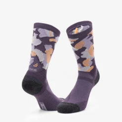 Quechua Chaussettes Randonnée - Hike 500 High Trendy Purple & Kamo X2 Paires -Regatta FR chaussettes randonnee hike 500 high trendy purple and kamo x2 paires 3