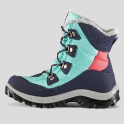 Quechua CHAUSSURES CHAUDES IMPERMÉABLES DE RANDONNÉE -SH500 WARM HIGH LACET-ENFANT 30-38 -Regatta FR chaussures chaudes impermeables de randonnee sh500 warm high lacet enfant 30 38 2