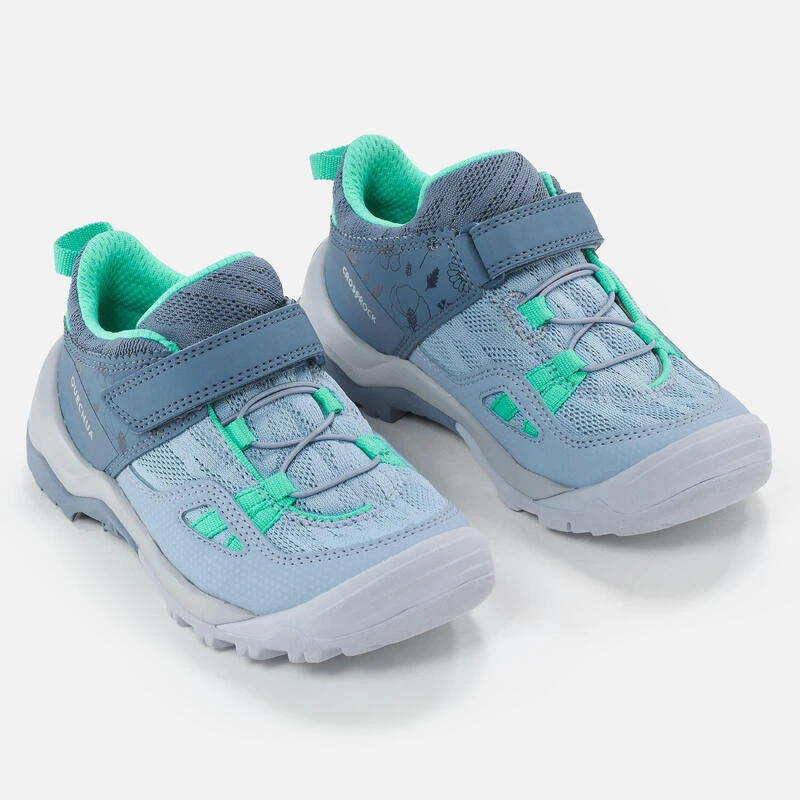 Quechua Chaussures De Randonnée Enfant à Scratch Crossrock Bleue Du 24 AU 34 6 Quechua Chaussures De Randonnée Enfant à Scratch Crossrock Bleue Du 24 AU 34 – Image 4