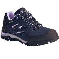 Regatta Chaussures De Randonnée HOLCOMBE Unisexe (Bleu Marine/lilas)