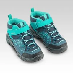 Quechua Chaussures Imperméables De Randonnée - MH120 MID Turquoises - Enfant 28 AU 34 -Regatta FR chaussures impermeables de randonnee mh120 mid turquoises enfant 28 au 34 3