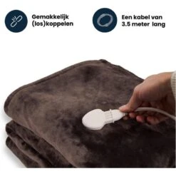 Couverture Électrique Luvego Avec Polaire/Sherpa - Brun Foncé -Regatta FR couverture electrique luvego avec polairesherpa brun fonce 4