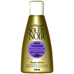 Crèmes Solaires SOLEIL NOIR Soin Vitaminé 50ml IP30