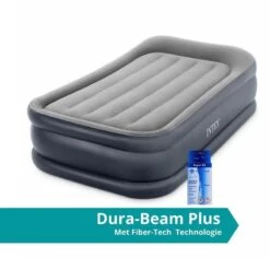 Intex Deluxe Pillow Rest Raised Twin - Lit Gonflable - 191x99x42cm - Avec Accessoires