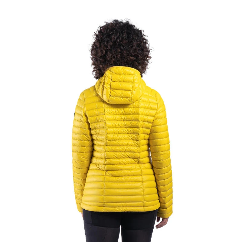 Doudoune à Capuche En Duvet De Trek Montagne - MT100 -5 °C - Femme 4 Doudoune à Capuche En Duvet De Trek Montagne - MT100 -5 °C - Femme – Image 2