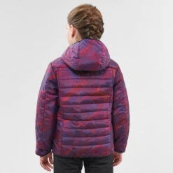 Quechua Doudoune De Randonnée Enfant MH500 Violet Print 7- 15 Ans -Regatta FR doudoune de randonnee enfant mh500 violet print 7 15 ans 3