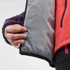 Quechua Doudoune De Randonnée Enfant MH500 Violet Print 7- 15 Ans -Regatta FR doudoune de randonnee enfant mh500 violet print 7 15 ans 4