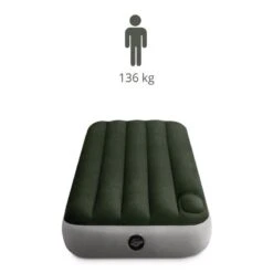 Intex Downy Twin Airbed With Foot BIP - Lit Gonflable - 191x99x25cm - Avec Accessoires -Regatta FR downy twin airbed with foot bip lit gonflable 191x99x25cm avec accessoires 2