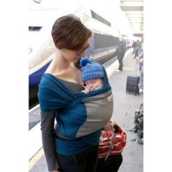 Écharpe L'Originale JPMBB - BLEU PAON, Eléphant -Regatta FR echarpe loriginale jpmbb bleu paon elephant 4