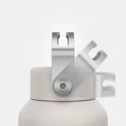 Quechua Gourde Inox 0,6L Avec Bouchon à Vis Pour La Randonnée - Blanc -Regatta FR gourde inox 06l avec bouchon a vis pour la randonnee blanc 4