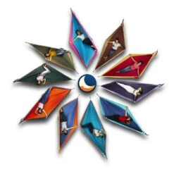 TICKET TO THE MOON Hamac King SizeAqua / Gris Foncé -Regatta FR hamac king sizeaqua gris fonce 2