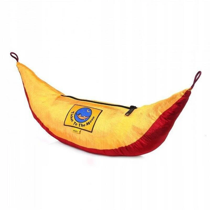 TICKET TO THE MOON Hamac Original Bordeaux / Jaune 6 TICKET TO THE MOON Hamac Original Bordeaux / Jaune – Image 4