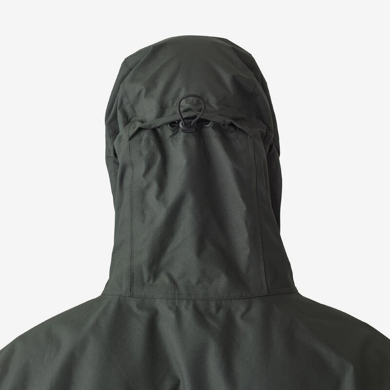 Manteau Long Chasse Imperméable 500 Vert 11 Manteau Long Chasse Imperméable 500 Vert – Image 9