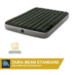 Matelas Gonflable - Intex Downy -2 Personnes - 152x203x25 Cm (BxLxH) -Regatta FR matelas gonflable intex downy 2 personnes 152x203x25 cm bxlxh 3