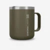 Quechua Mug MH500 Isotherme (double Paroi Inox) Camp Du Randonneur 0,38L Kaki -Regatta FR mug mh500 isotherme double paroi inox camp du randonneur 038l kaki
