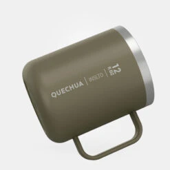 Quechua Mug MH500 Isotherme (double Paroi Inox) Camp Du Randonneur 0,38L Kaki -Regatta FR mug mh500 isotherme double paroi inox camp du randonneur 038l kaki 5