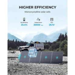 Panneau Solaire BLUETTI PV200 | 200 W -Regatta FR panneau solaire bluetti pv200 200 w 2