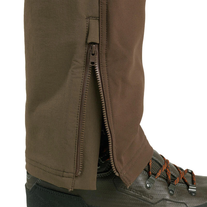 PANTALON Chasse RENFORT MARRON TEMPS SEC 500 10 PANTALON Chasse RENFORT MARRON TEMPS SEC 500 – Image 8