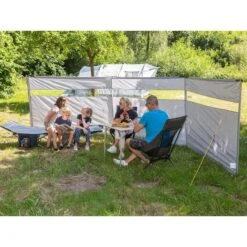 Paravent De Camping Bora - Brise-Vue - 4,5 X 1,4 M - Résistant Au Vent - Gris -Regatta FR paravent de camping bora brise vue 45 x 14 m resistant au vent gris 2