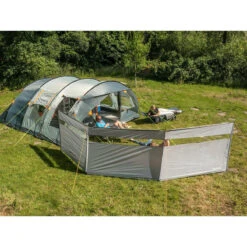 Paravent De Camping Bora - Brise-Vue - 4,5 X 1,4 M - Résistant Au Vent - Gris -Regatta FR paravent de camping bora brise vue 45 x 14 m resistant au vent gris 3