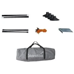 Paravent De Camping Bora - Brise-Vue - 4,5 X 1,4 M - Résistant Au Vent - Gris -Regatta FR paravent de camping bora brise vue 45 x 14 m resistant au vent gris 6