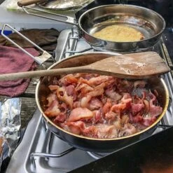 Pathfinder Poêle à Frire Pliable En Acier Inoxydable Avec Couvercle -Regatta FR pathfinder poele a frire pliable en acier inoxydable avec couvercle 3