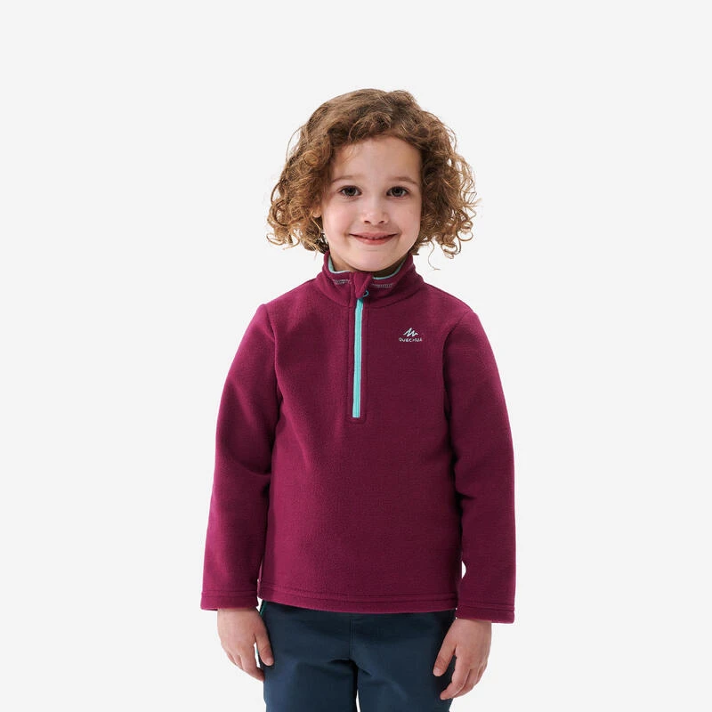 Quechua Polaire De Randonnée - MH100 Violette - Enfant 2-6 Ans 3 Quechua Polaire De Randonnée - MH100 Violette - Enfant 2-6 Ans