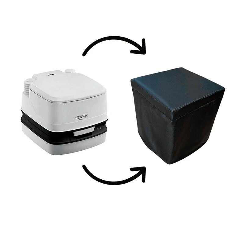 Porta Potti 335 Et Dometic 9L 972 Housse De Poterie En Simili-cuir Noir 4 Porta Potti 335 Et Dometic 9L 972 Housse De Poterie En Simili-cuir Noir – Image 2