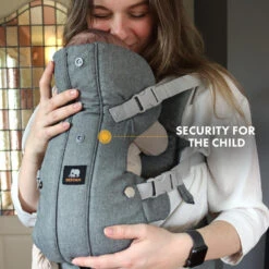 Porte-bébé Ergonomique Deryan - Porte-bébé Ventral 2-en-1 Anthracite -Regatta FR porte bebe ergonomique deryan porte bebe ventral 2 en 1 anthracite 4