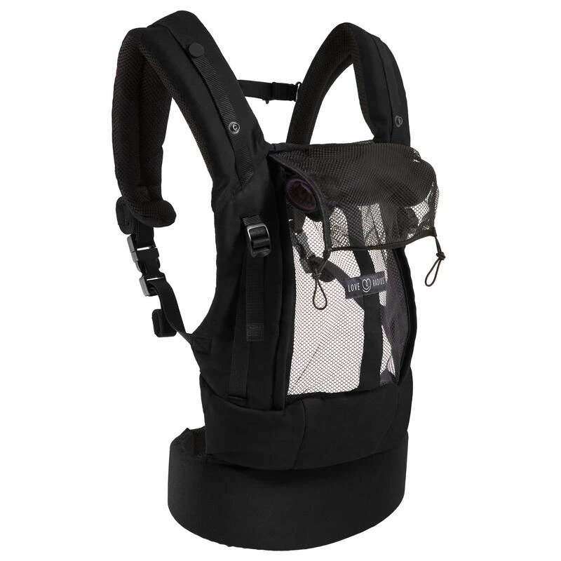 Porte-bébé PhysioCarrier 0m+ Noir Poche Anthracite 5 Porte-bébé PhysioCarrier 0m+ Noir Poche Anthracite – Image 3