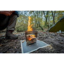 Réchaud à Bois Pliable Bushcraft Bivouac Acier Inoxydable -Regatta FR rechaud a bois pliable bushcraft bivouac acier inoxydable 8