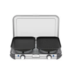 Campingaz Réchaud De Camping à Gaz 2 Feux Camp & Grill - Plancha, Grill Et Wok -Regatta FR rechaud de camping a gaz 2 feux camp and grill plancha grill et wok 3